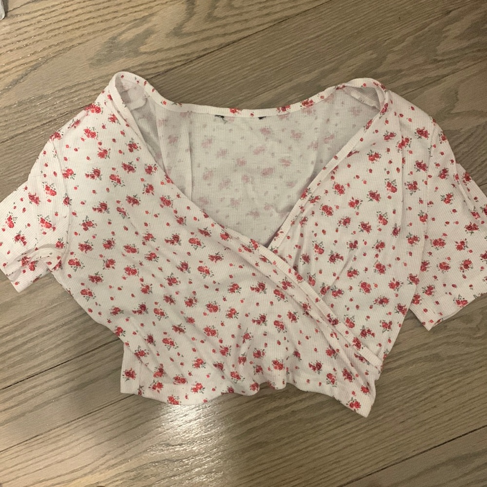 Floral crop top